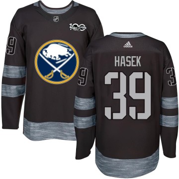 Authentic Youth Dominik Hasek Buffalo Sabres 1917-2017 100th Anniversary Jersey - Black