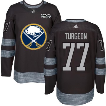 Authentic Youth Pierre Turgeon Buffalo Sabres 1917-2017 100th Anniversary Jersey - Black