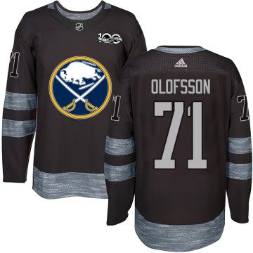 Authentic Youth Victor Olofsson Buffalo Sabres 1917-2017 100th Anniversary Jersey - Black