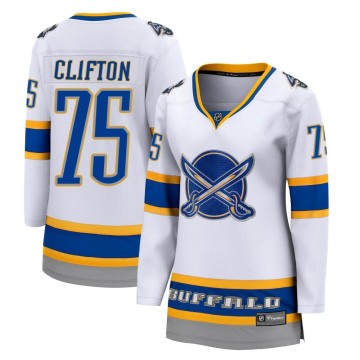 Breakaway Fanatics Branded Women's Connor Clifton Buffalo Sabres 2020/21 Special Edition Jersey - White