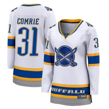 Breakaway Fanatics Branded Women's Eric Comrie Buffalo Sabres 2020/21 Special Edition Jersey - White