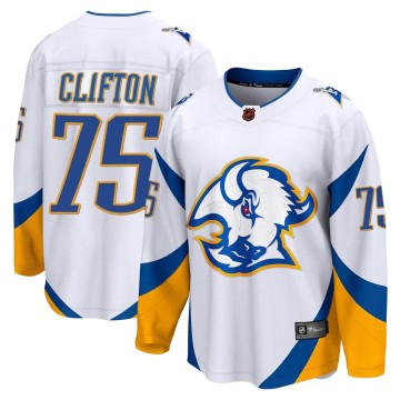 Breakaway Fanatics Branded Youth Connor Clifton Buffalo Sabres Special Edition 2.0 Jersey - White