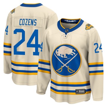 Breakaway Fanatics Branded Youth Dylan Cozens Buffalo Sabres 2022 Heritage Classic Jersey - Cream