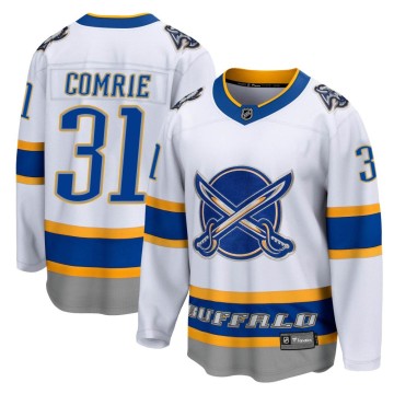 Breakaway Fanatics Branded Youth Eric Comrie Buffalo Sabres 2020/21 Special Edition Jersey - White