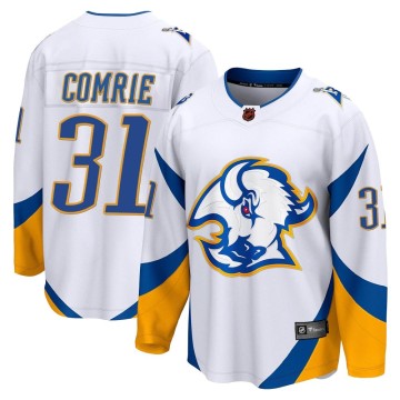 Breakaway Fanatics Branded Youth Eric Comrie Buffalo Sabres Special Edition 2.0 Jersey - White